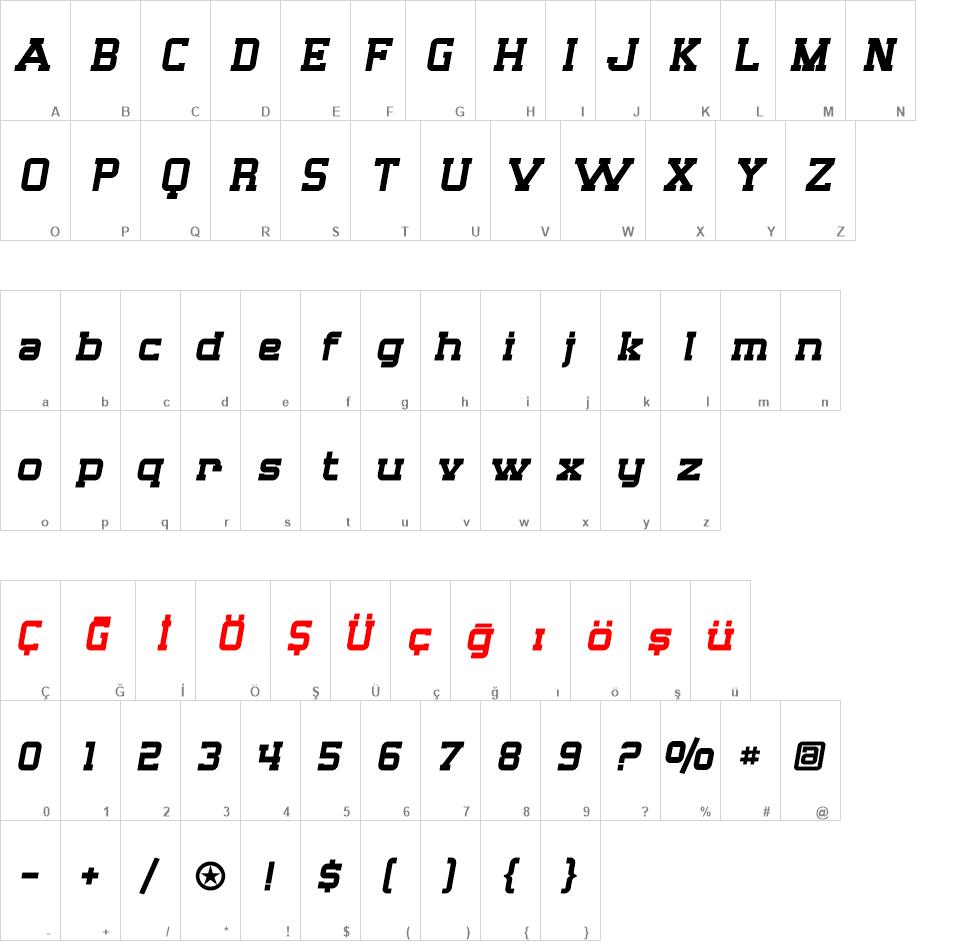 SF Big Whiskey font